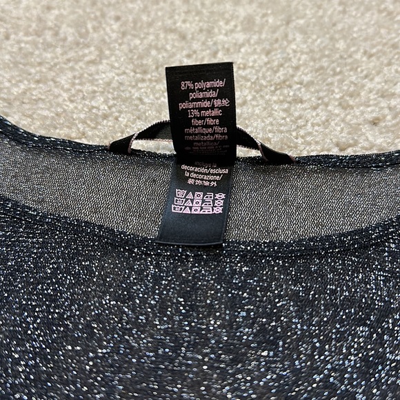 Victoria’s Secret sheer sparkle long sleeve top - Picture 7 of 9